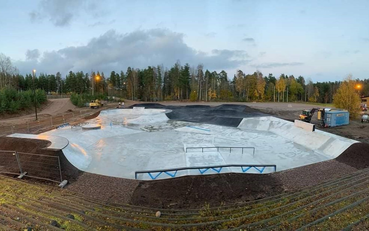 Betoninis Lappenranta skate parkas Suomijoje